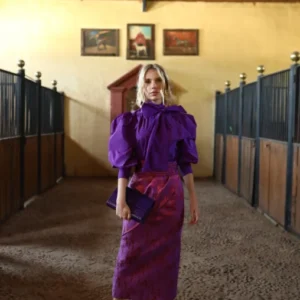 AS_Vestido Corto Plisado